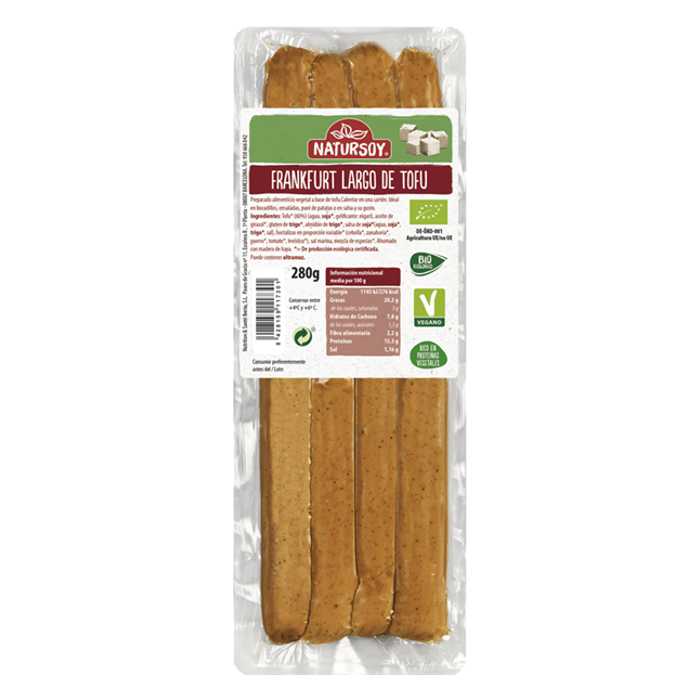 Frankfurt de tofu llarg 280g NATURSOY