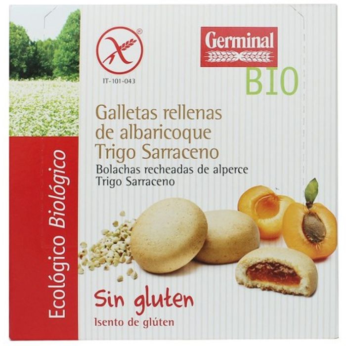 Galetes sarraí farcides ALBERCOC 200g Germinal