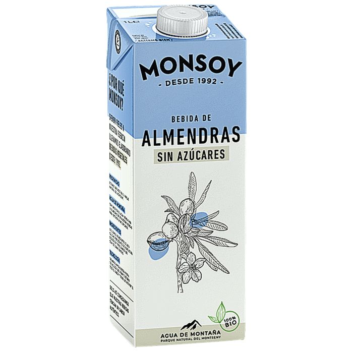 Beguda d'ametlles s/sucre 1l MONSOY
