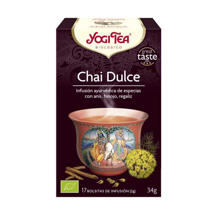 Infusió Ayurveda &quot;CHAI DULCE&quot; 34g YOGI TEA