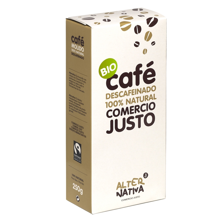 Cafè descafeïnat 100% Nat. 250g ALTERNATIVA3