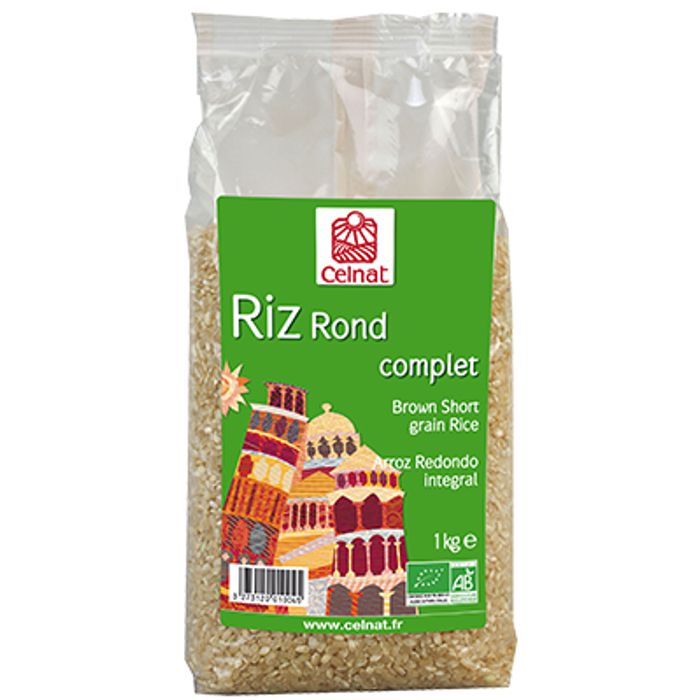 Arròs Rodó integral 1kg CELNAT