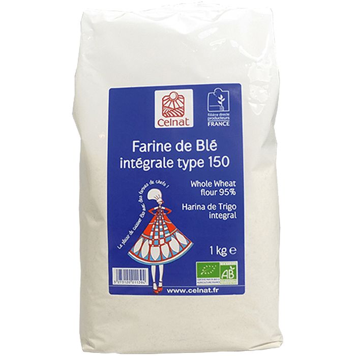 Farina blat integral TIPUS 150 CELNAT 1kg