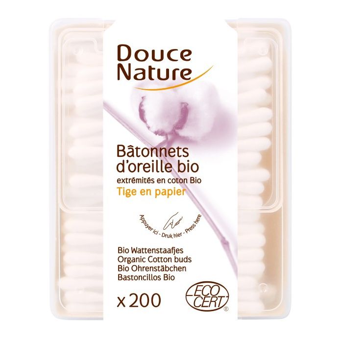 Bastonets per orelles 200u DOUCE NATURE