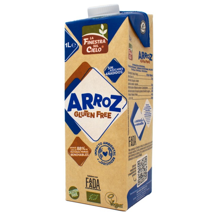 Beguda d'arròs SENSE GLUTEN 1l FINESTRA