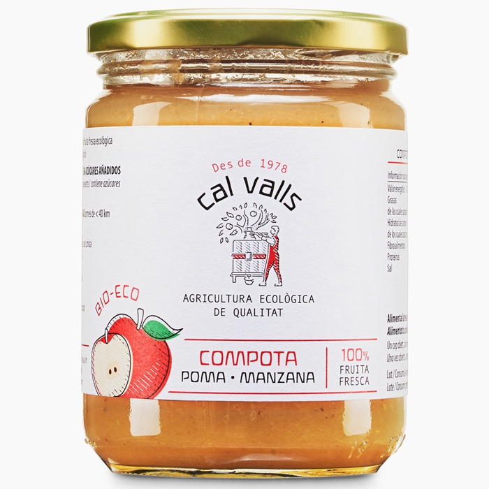 Compota de poma 400g CAL VALLS