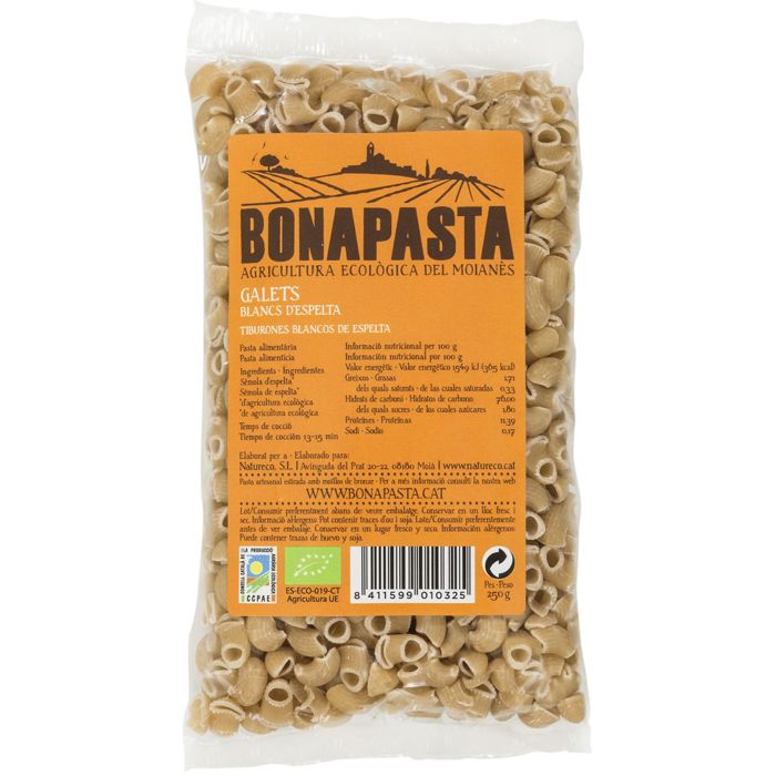 Galets ESPELTA 250g BONAPASTA