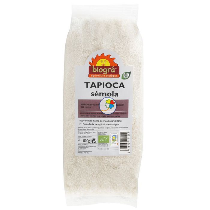 Sèmola tapioca 500g BIOGRA