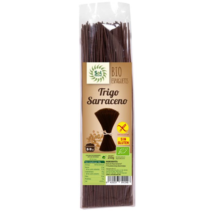 Espagueti fajol s/gluten 250g SOL NATURAL