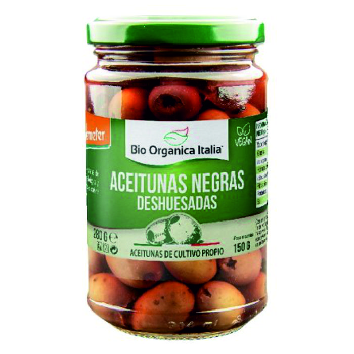 Olives negres desossades 280g B.O. ITALIA