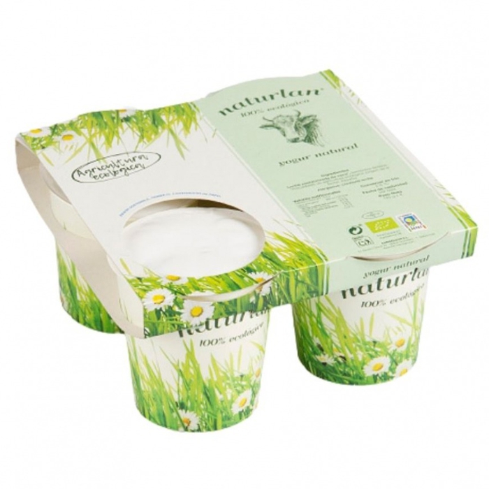 Iogurt natural vaca 4x125g NATURLAN