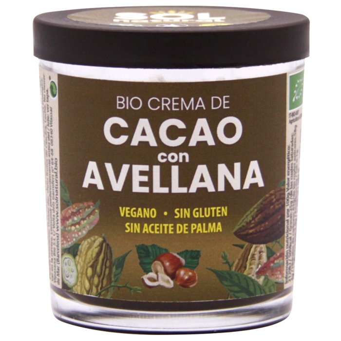 Crema DARK xoco-avellanes 200g SOL NATURAL