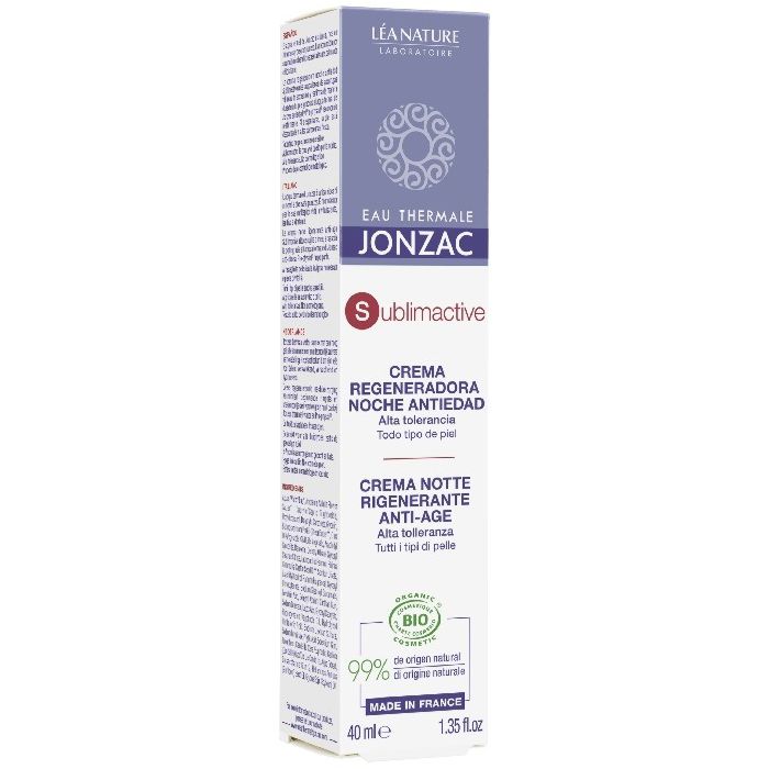 Crema nit REGENERADORA sublimactive 40ml JONZAC