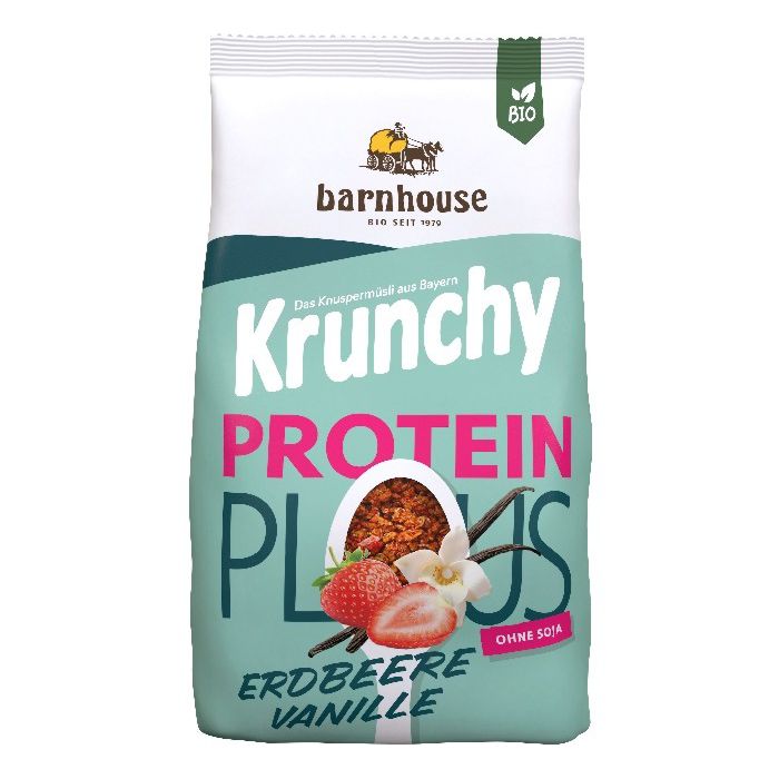 Cruixent proteic maduixa i vainilla 350g BARNHOUSE