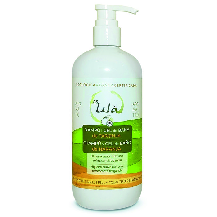 Xampú i gel bany ESPÍGOL 500ml LILÀ