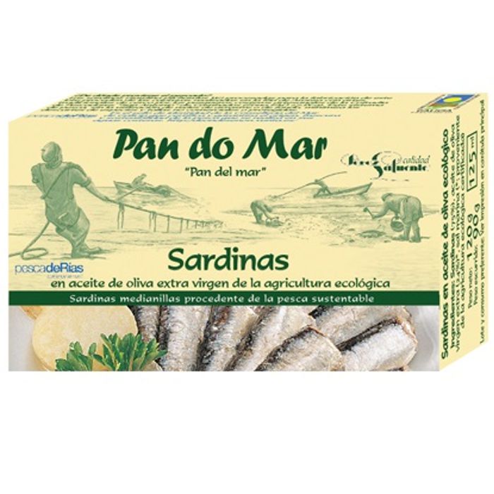 Sardines Xouba en oli d'oliva V.E. 120g PAN DO MAR