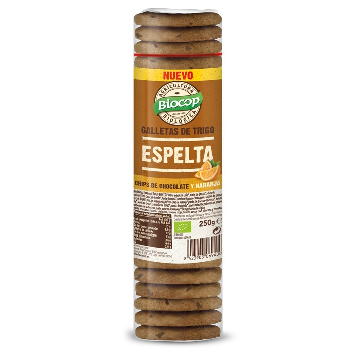 Galetes espelta XOCO-TARONJA 250g BIOCOP