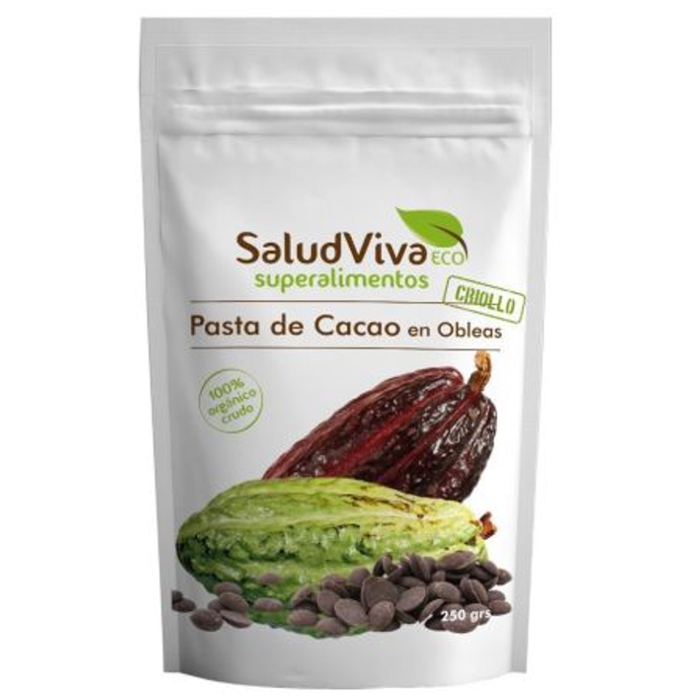 Oblees pasta cacau  250g SALUD VIVA