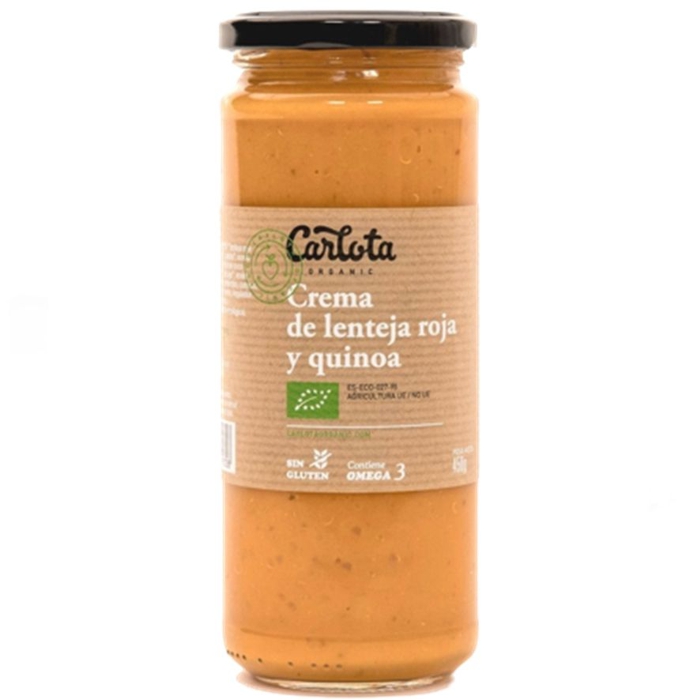 Crema llentia vermella i quinoa 450g CARLOTA