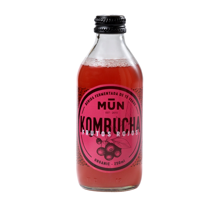 Kombutxa FRUITS VERMELLS 250ml MUN