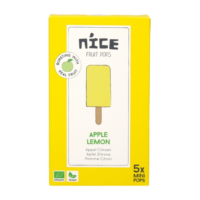 Gelat REAL FRUIT 76% suc poma + 6% suc llimona 45ml NICE