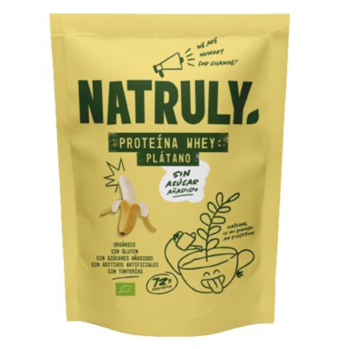 Proteina Whey PLÀTAN s/gluten 350g NATRULY