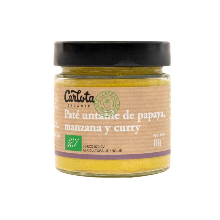 Paté papaia, poma i curri 100g CARLOTA