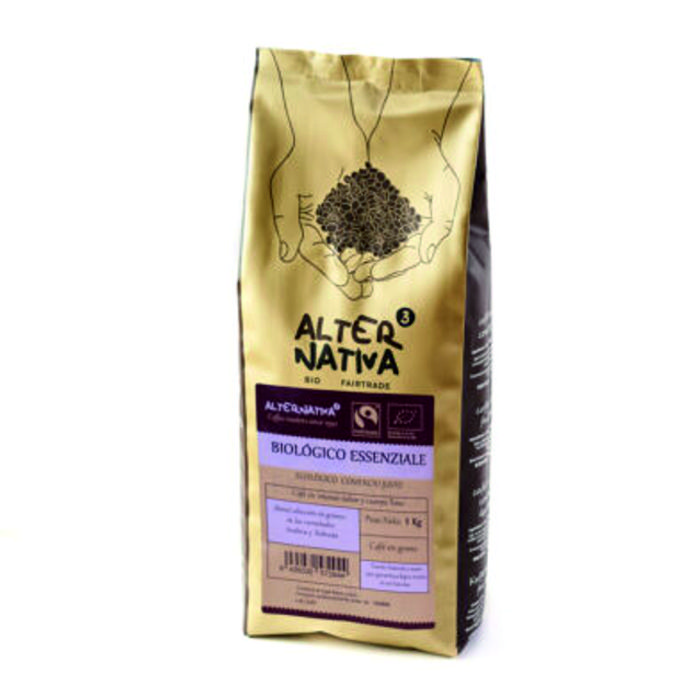 Cafè en gra BIOLÒGIC ASSENZIALE 1Kg ALTERNATIVA3