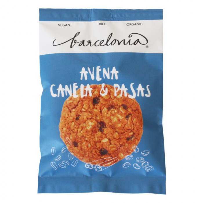 Cookie canyella i panses 50g BARCELONIA