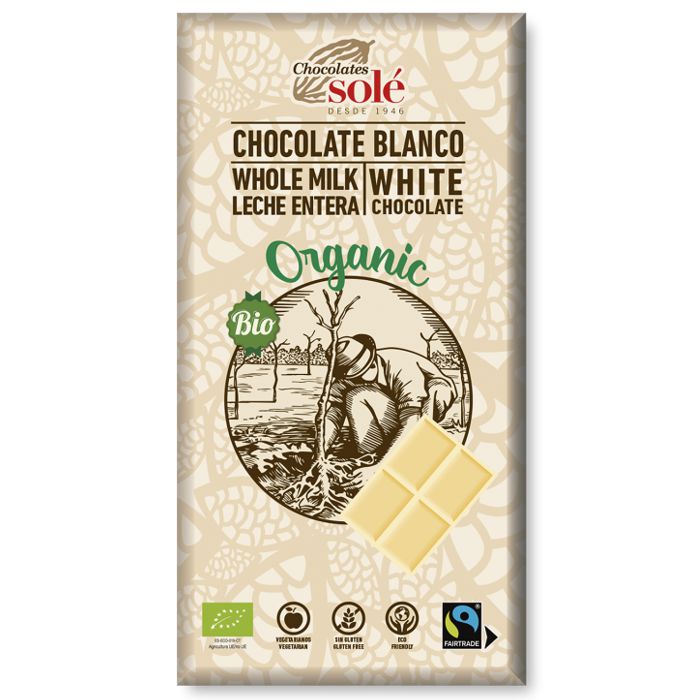 Xocolata blanca 100g SOLÉ