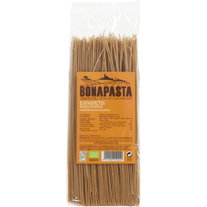 Espaguetis blancs ESPELTA 500g BONAPASTA