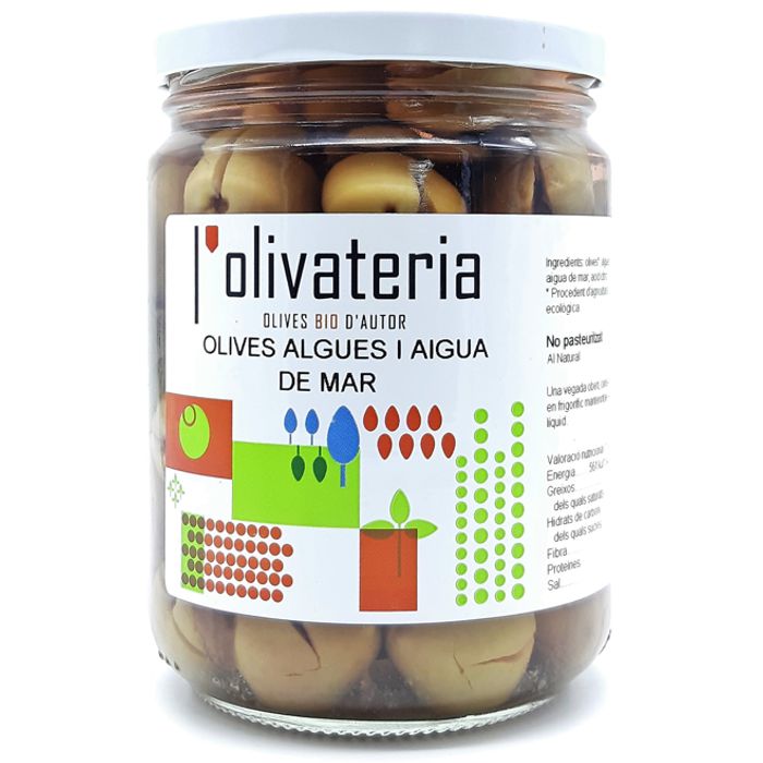 Olives ALGUES - AIGUA MAR 435g L'OLIVATERIA