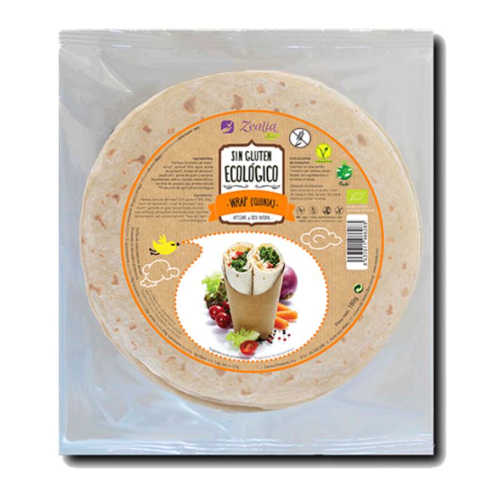 Wrap quinoa s/gluten 180g ZEALIA