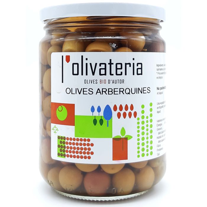 Olives ARBEQUINES 435g L'OLIVATERIA