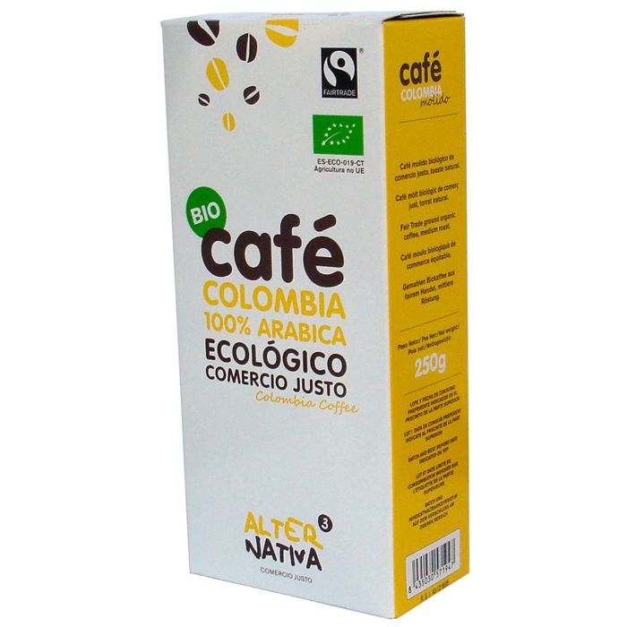 Cafè COLOMBIA 100% Aràbica 250g ALTERNATIVA3