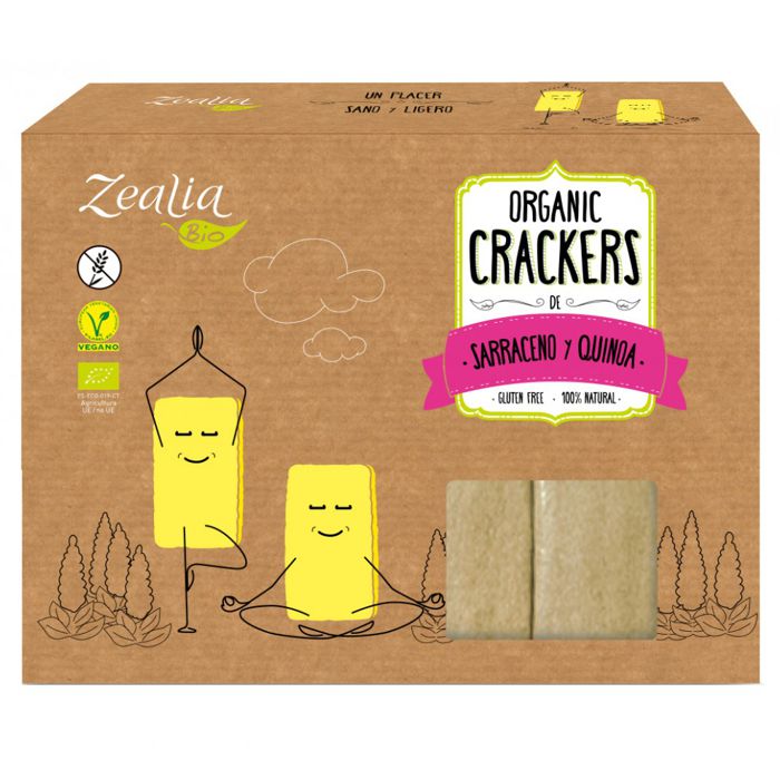 Crackers sarraí-quinoa s/gluten 120g ZEALIA