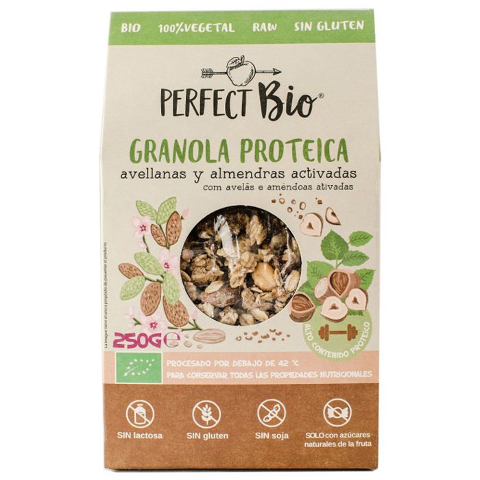Granola proteica s/gluten 250g PERFECT BIO