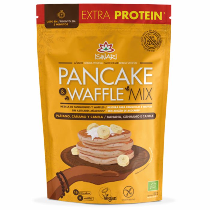 Pancake-waffle extra proteina 400g ISWARI